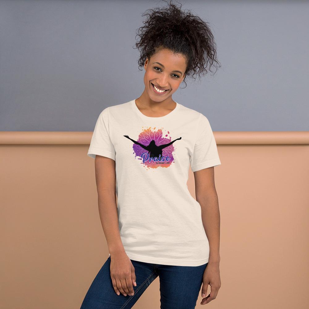 Praise is What I Do Short Sleeve Unisex T-Shirt-T-Shirt-Keepers of the Faith-Small-Soft Cream-The Black Art Depot