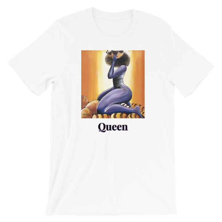 Queen by Obour Ba: African American Short Sleeve Unisex T-Shirt