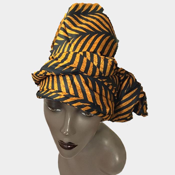 Authentic African Wax Print Fabric Headwrap by Boutique Africa