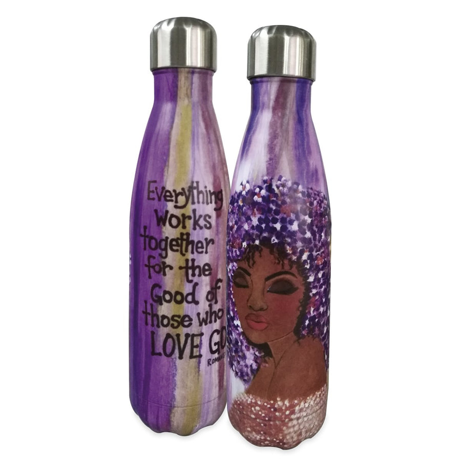 Love GOD: African American Stainless Steel Bottle by GBaby