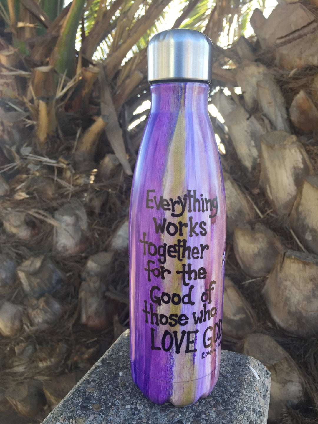 Love GOD: African American Stainless Steel Bottle by GBaby