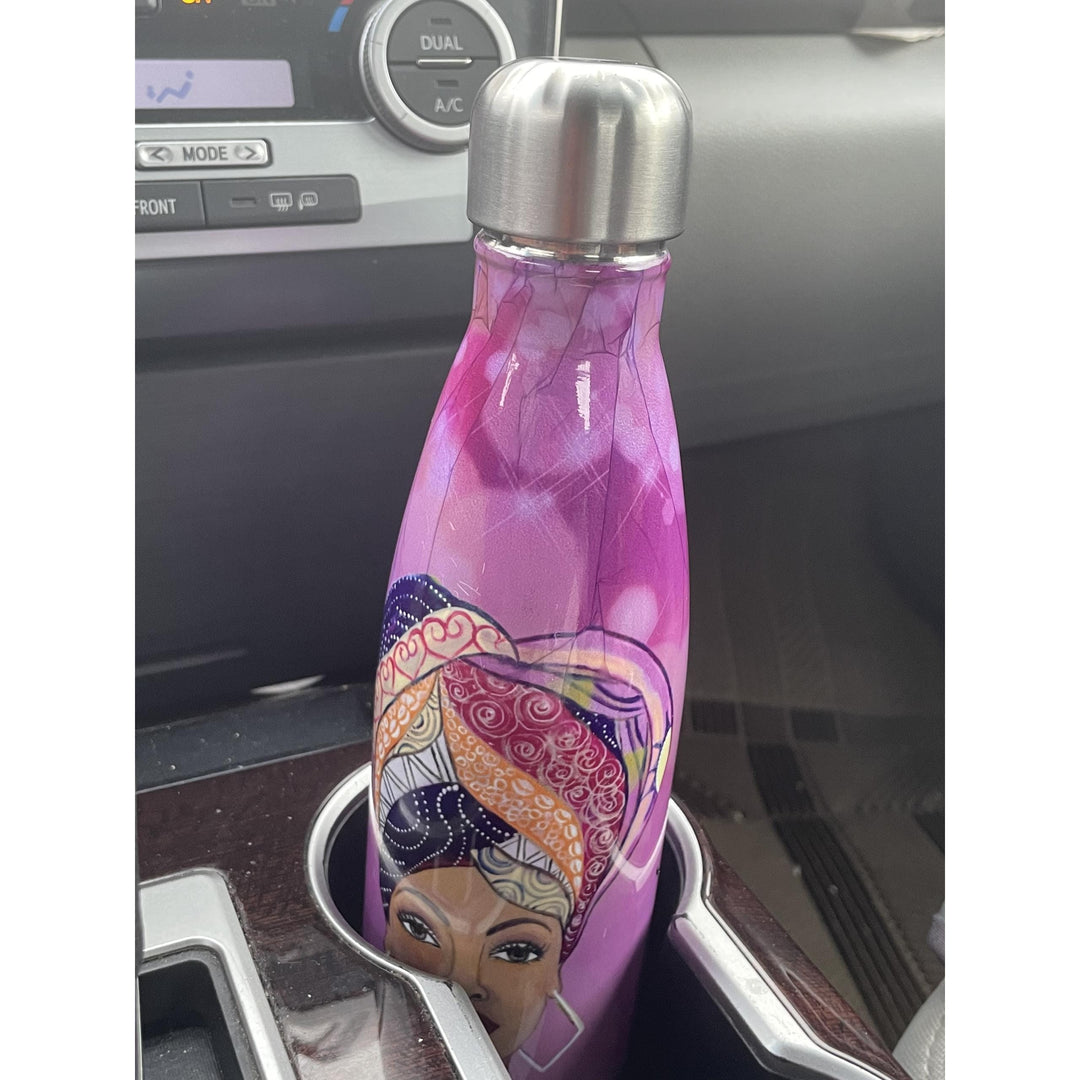 I Am Royal by Sylvia "Gbaby" Cohen: African American Stainless Steel Bottle