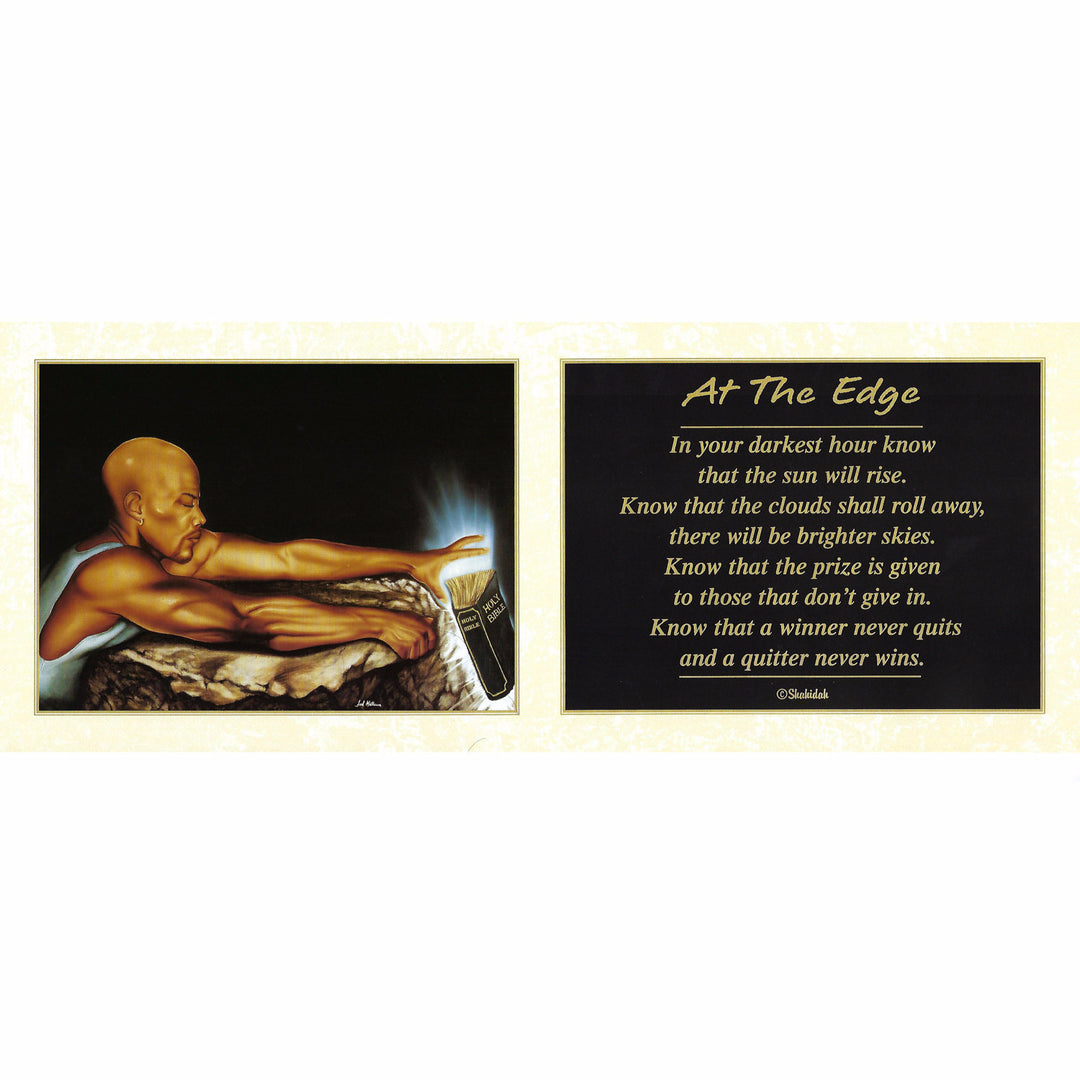 At the Edge (Male) by Fred Mathews and Shahidah (Art Print)
