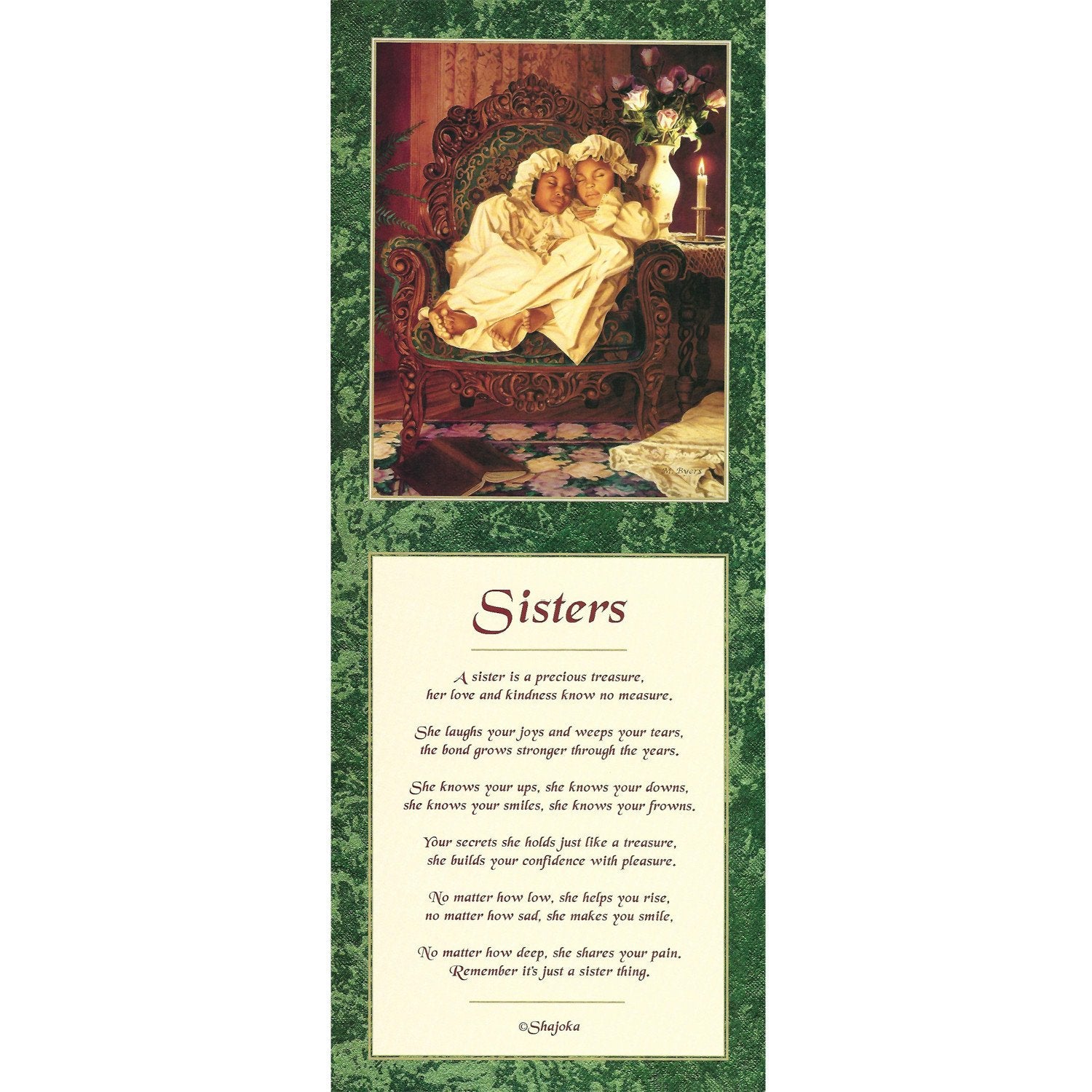 1 of 2: Sisters by Melinda Byers and Shahida (Literary Art Print)