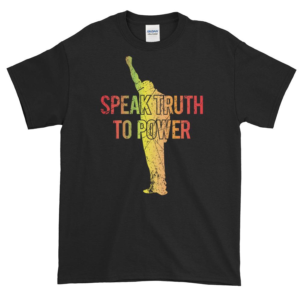 1 of 5: Speak Truth to Power: African American T-Shirt (Black)