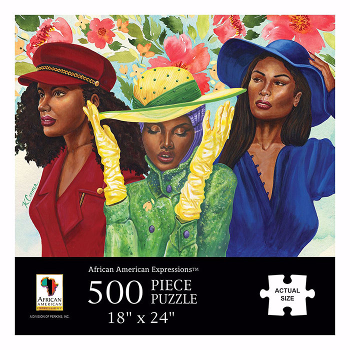 Sunday Morning Puzzle-Jigsaw Puzzle-African American Expressions-18x24-500-The Black Art Depot