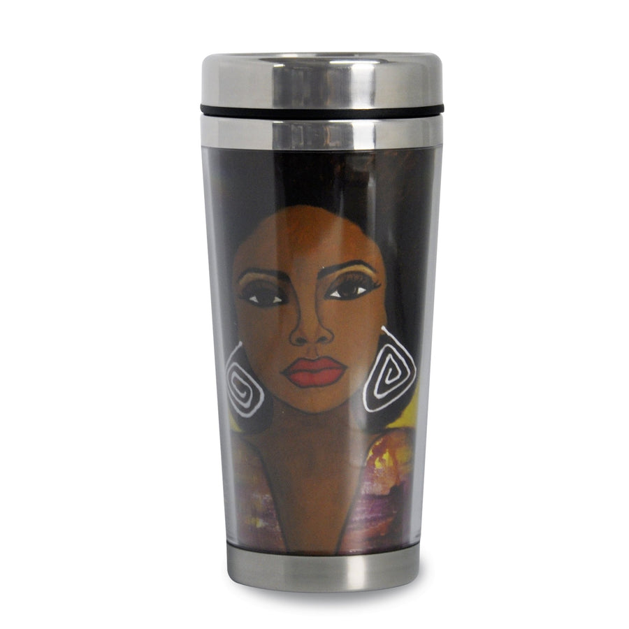 If Your Dream Isn't Big Enough: African American Travel Mug by GBaby (Front)