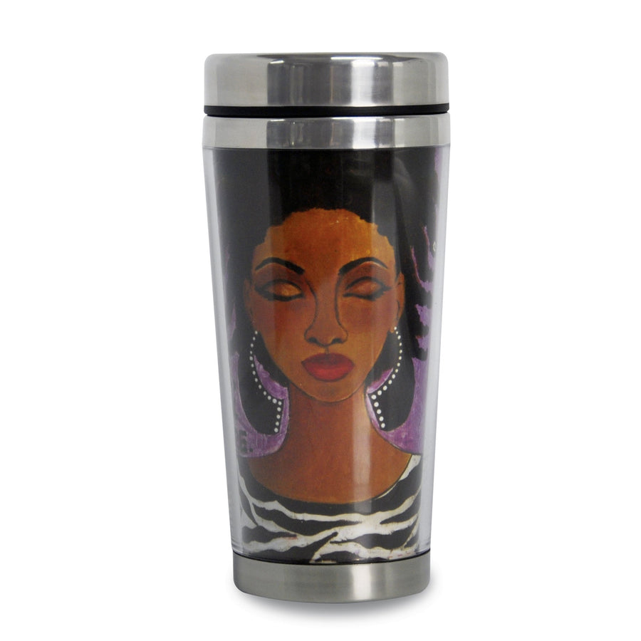 Hope & Future: African American Travel Mugs by GBaby (Front)