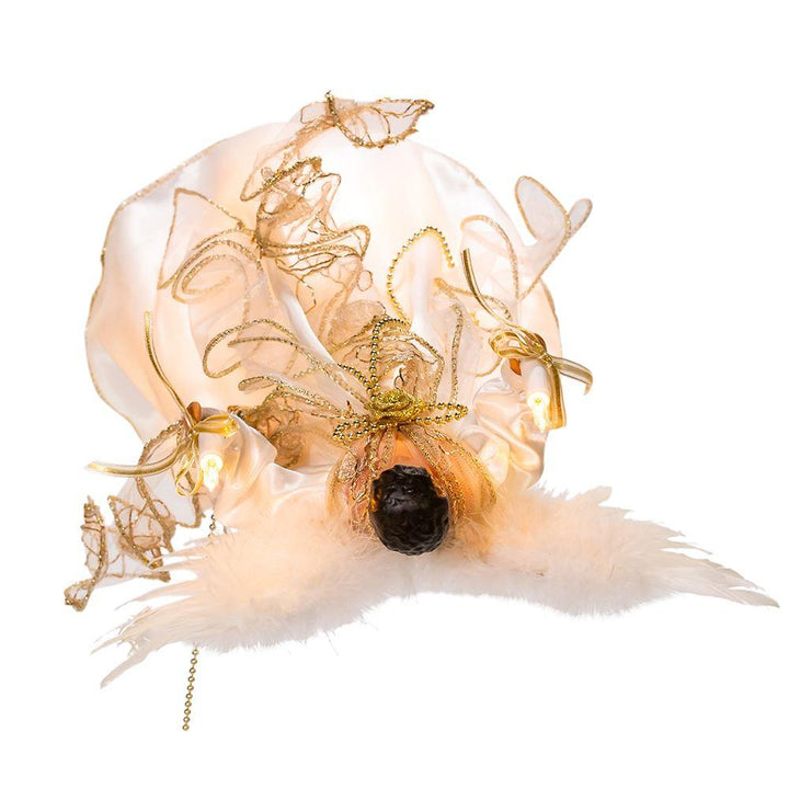 Ivory and Gold: African American Electric Christmas Tree Topper by Kurt Adler