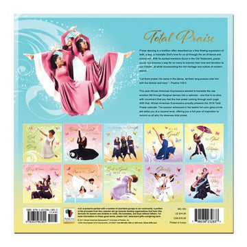 Total Praise: 2018 African American Praise Dance Calendar by AAE (Back)