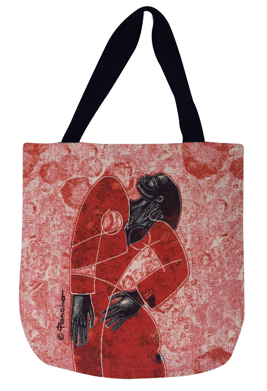 Definitely Diva: African American Woven Tapestry Tote Bag by Larry "Poncho" Brown