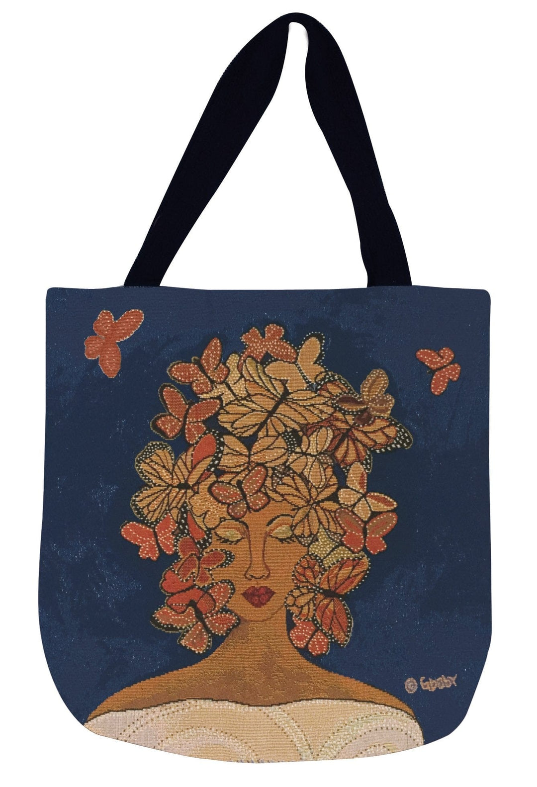 Release, Relax, Renew: African American Woven Tapestry Tote Bag by GBaby