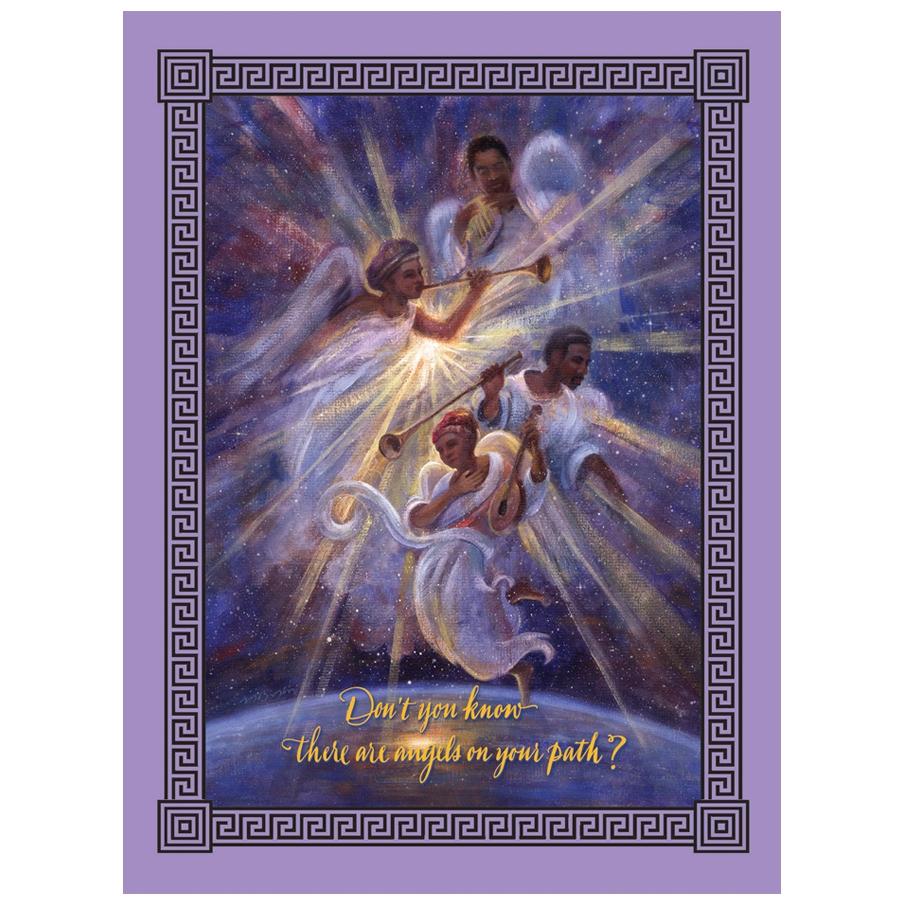 1 of 3: Angels On Your Path by Michael Bingham: African American Christmas Card Box Set