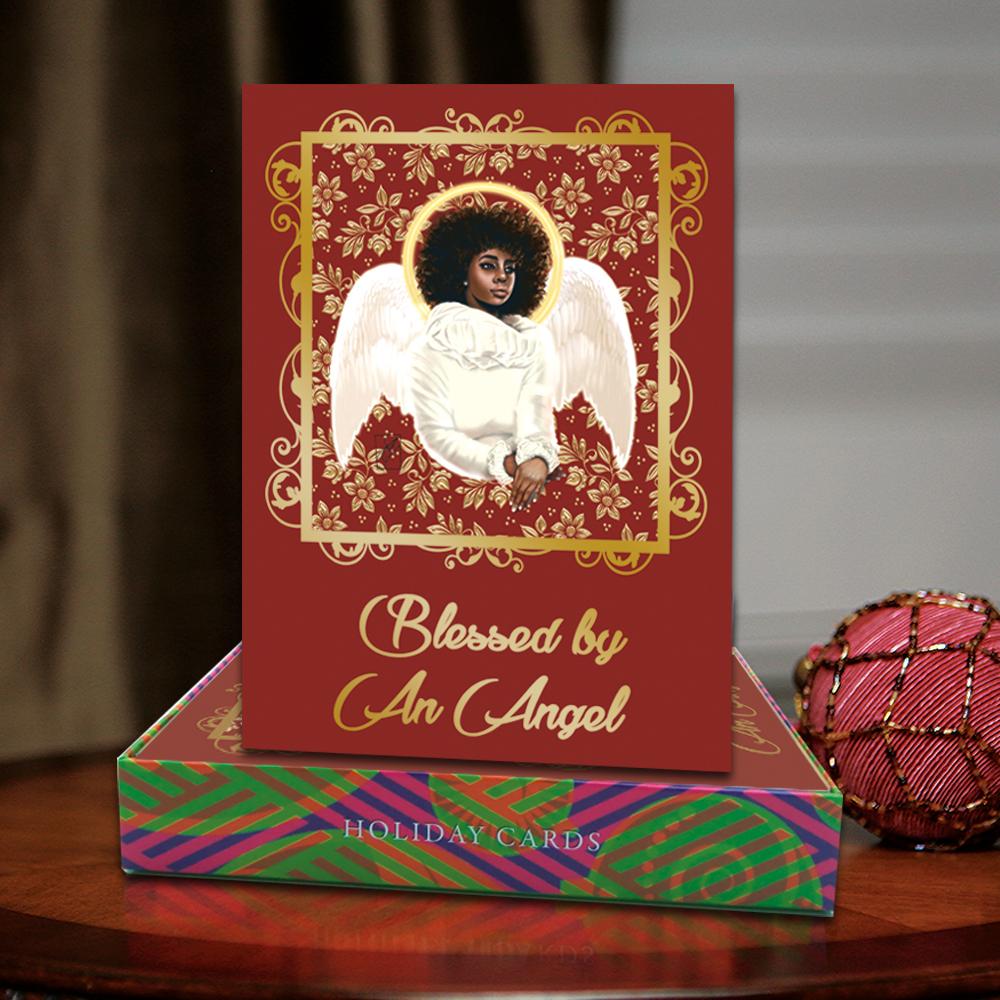 Blessed by an Angel by Jamaul Smith: African American Christmas Card Box Set