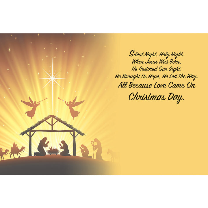 Glory to the Newborn King: African American Christmas Card Box Set (Inside)