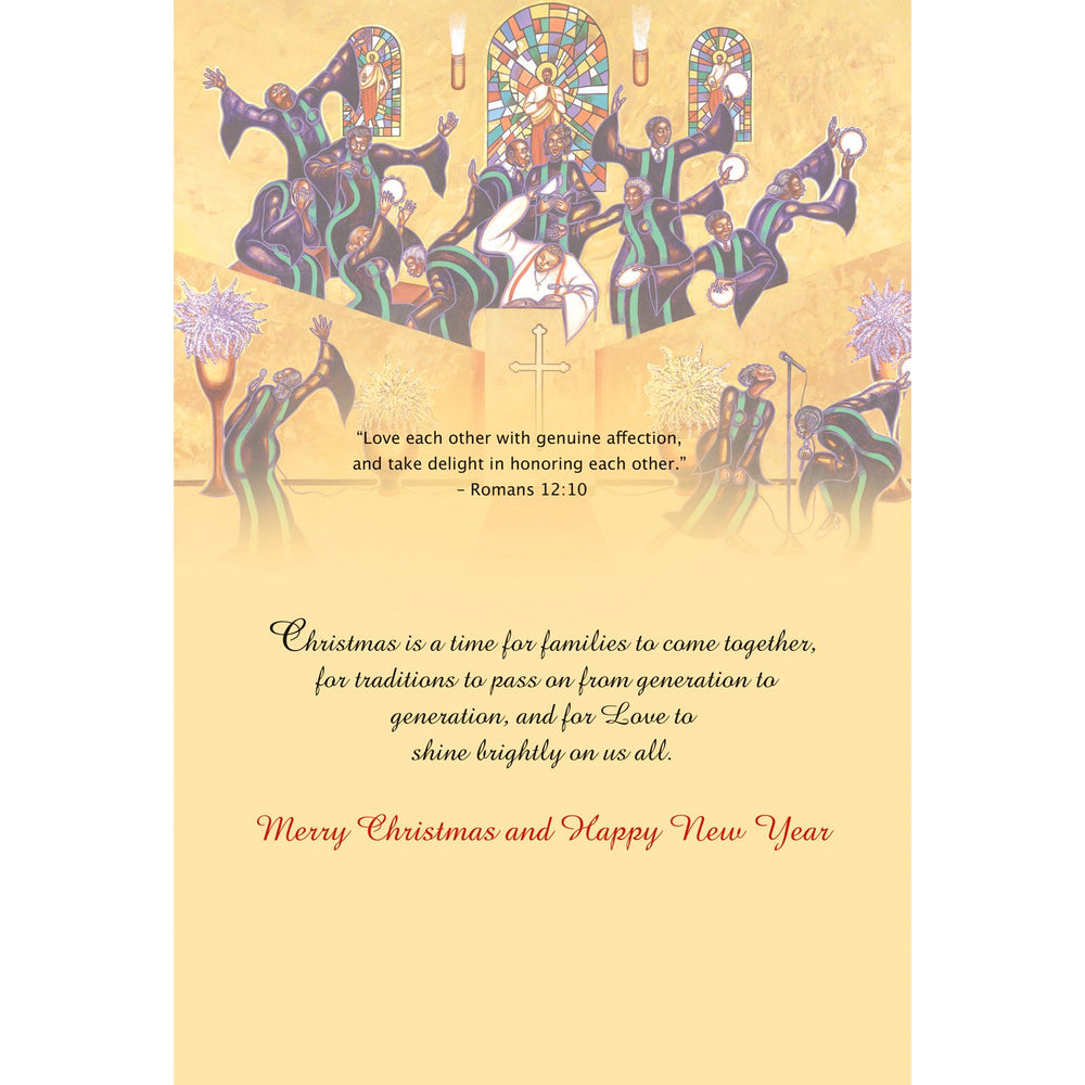 To God be the Glory by Poncho: African American Christmas Card Box Set