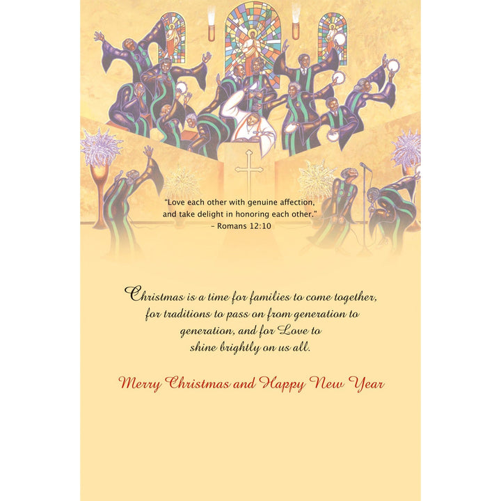 To GOD be the Glory: African American Christmas Card Box Set (Inside)