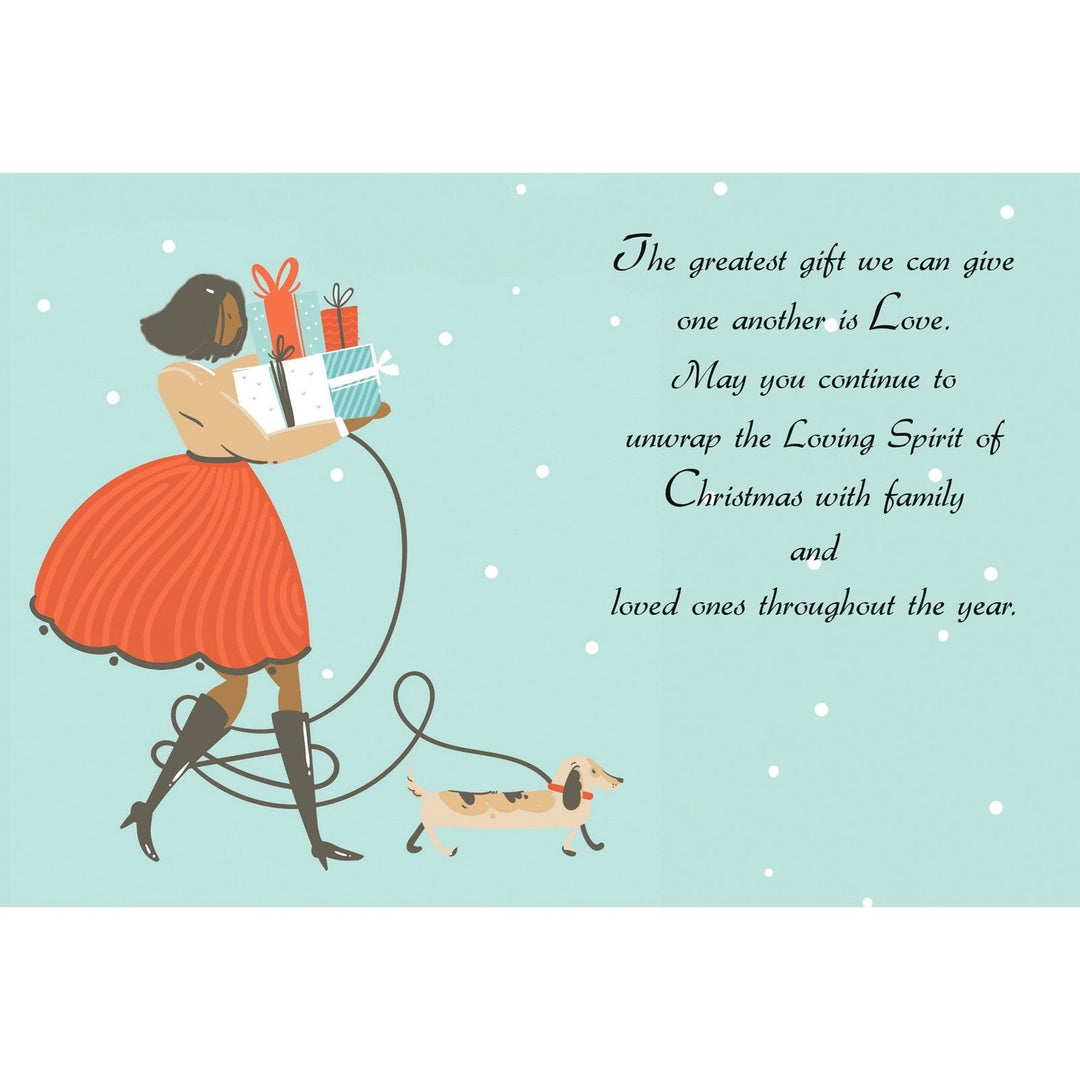 Unwrap the Loving Spirit: African American Christmas Card Box Set (Interior)