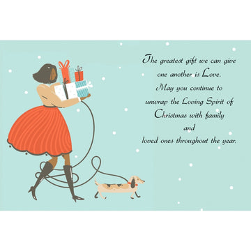 Unwrap the Loving Spirit: African American Christmas Card Box Set (Interior)