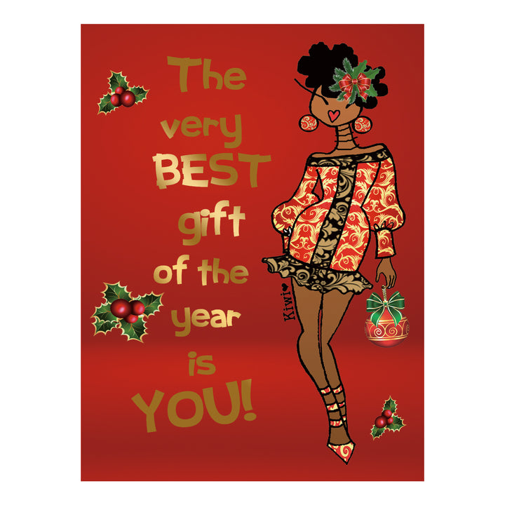 The Very Best Gift of the Year is You: African American Christmas Card Box Set