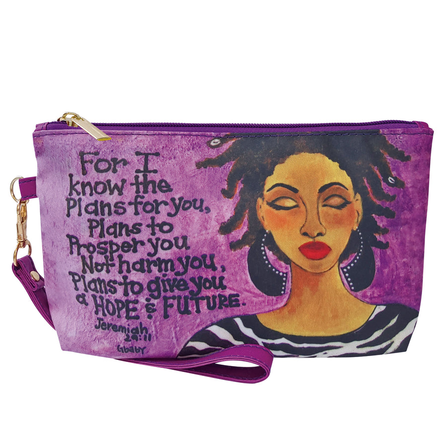 A Hope and Future by Sylvia "Gbaby Cohen: African American Cosmetic Pouch