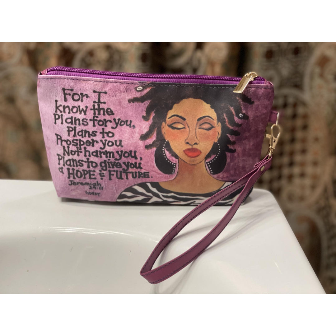 A Hope and Future by Sylvia "Gbaby Cohen: African American Cosmetic Pouch (Lifestyle)