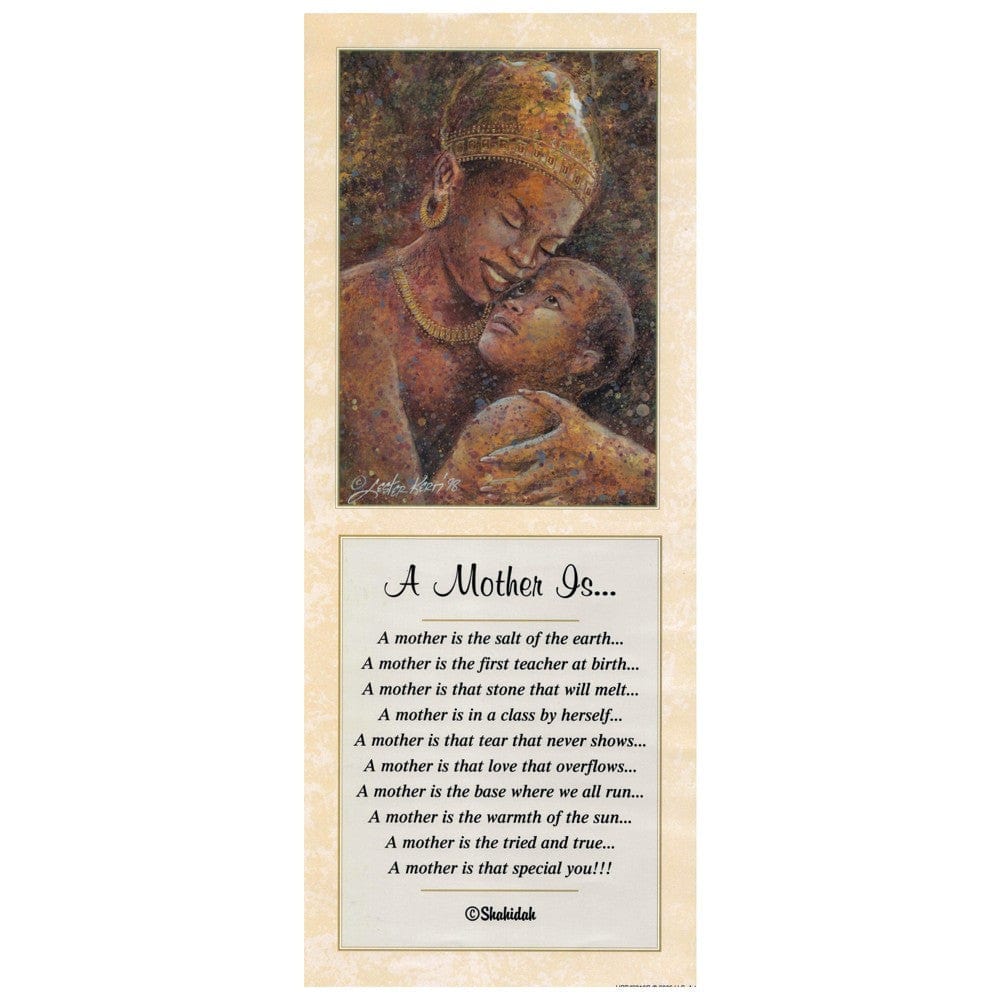 A Mother Is...-Literary Art-Shahidah-20x8 inches-Unframed-The Black Art Depot