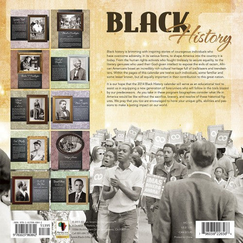 Black History Calender