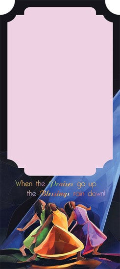 When The Praises Go Up Magnetic Notepad