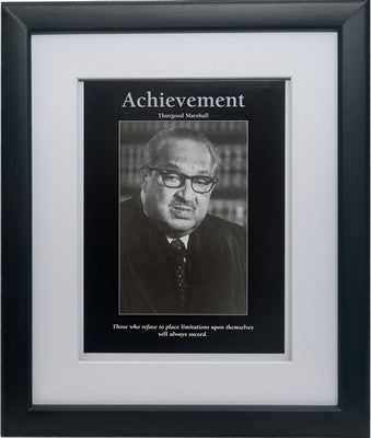 Achievement: Thurgood Marshall by D'azi Productions (Framed)
