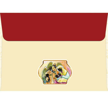 Adore Him: African American Christmas Card Envelope