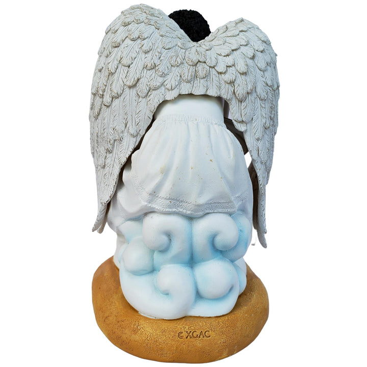 African American Guardian Angel with Girl Figurine