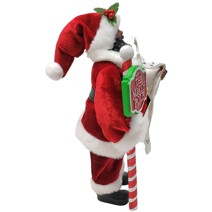 North Pole Santa Claus II: African American Figurine