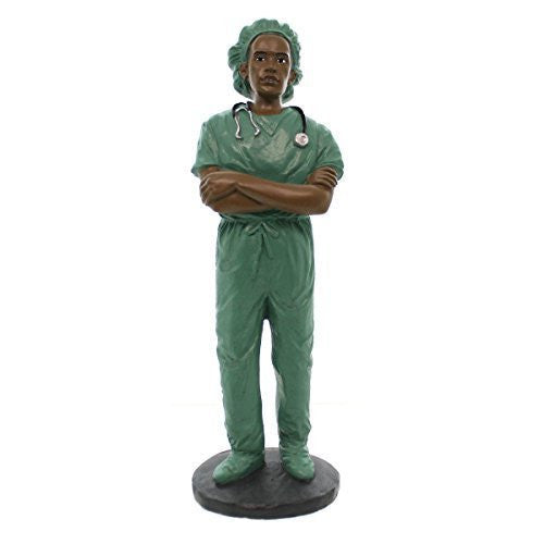 African American Nurse-Figurine-Positive Image Gifts-8.5 inches-Resin-The Black Art Depot