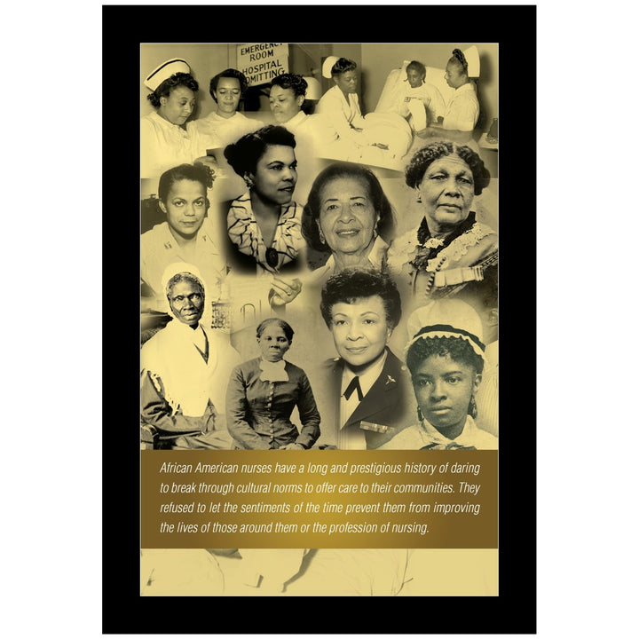A Tribute to African American Nurses Poster by Sankofa Designs