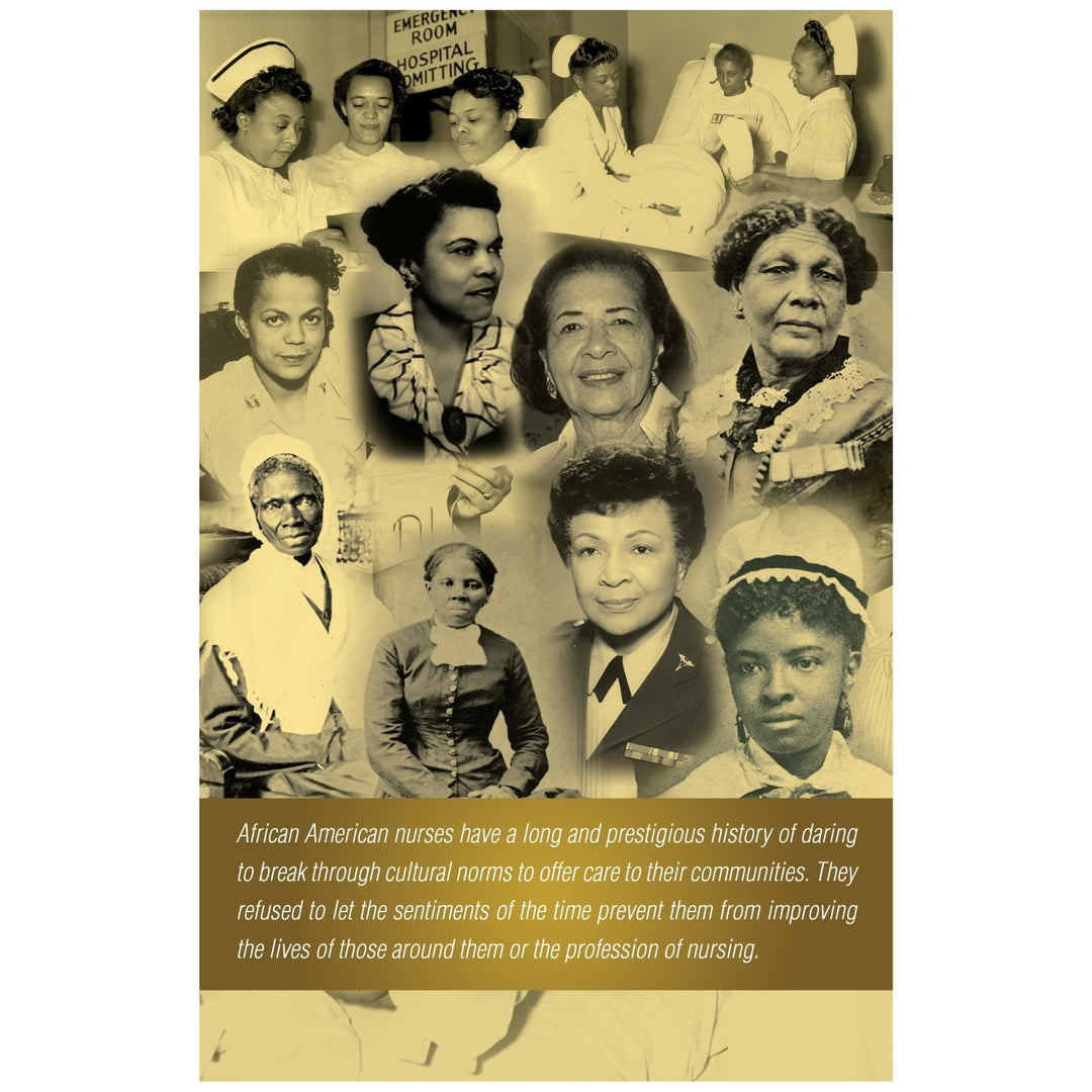 A Tribute to African American Nurses Poster by Sankofa Designs