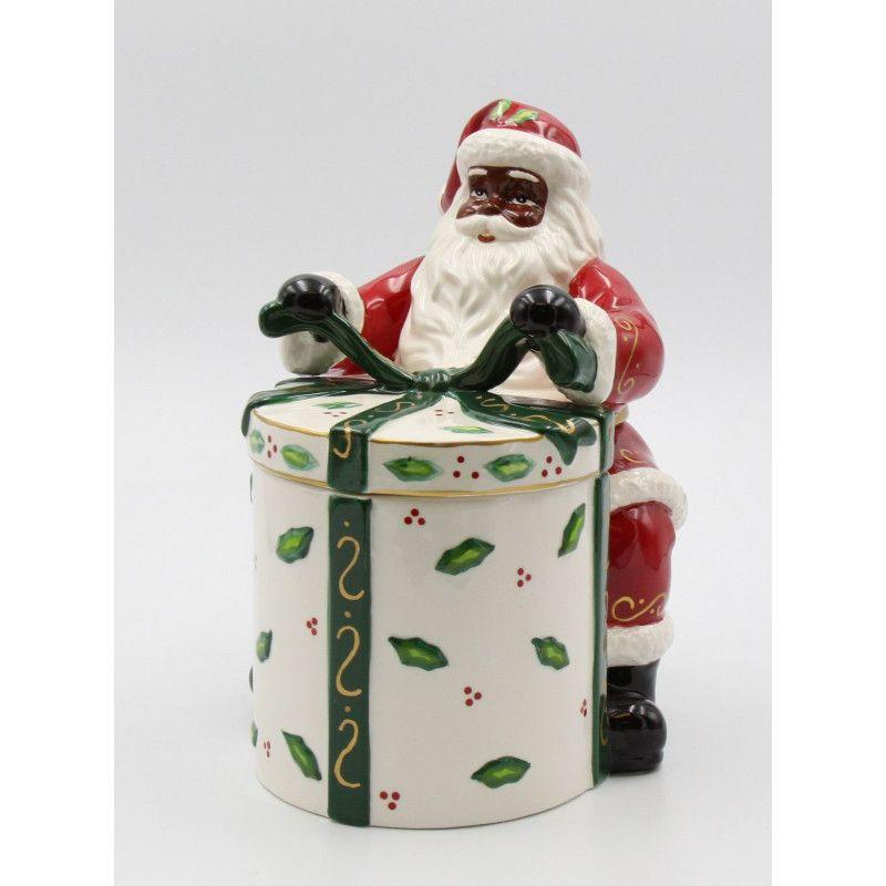 African American Santa Claus Cookie Jar by Cosmos Gifts