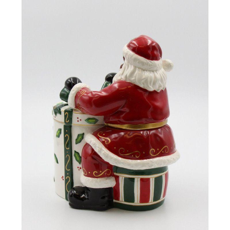 4 of 4: African American Santa Claus Cookie Jar by Cosmos Gifts