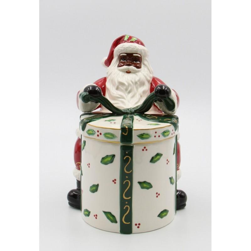 1 of 4: African American Santa Claus Cookie Jar by Cosmos Gifts