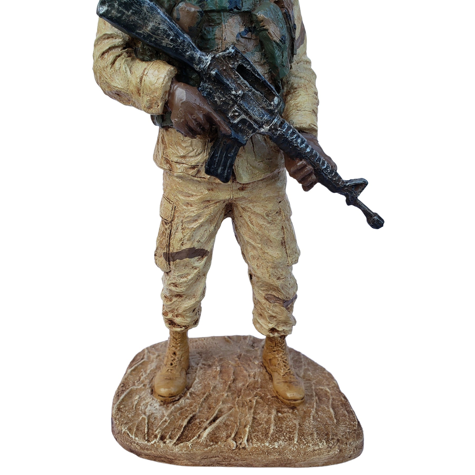 5 of 12: African-American Soldier Figurine by Michael Garman (Hand Painted)