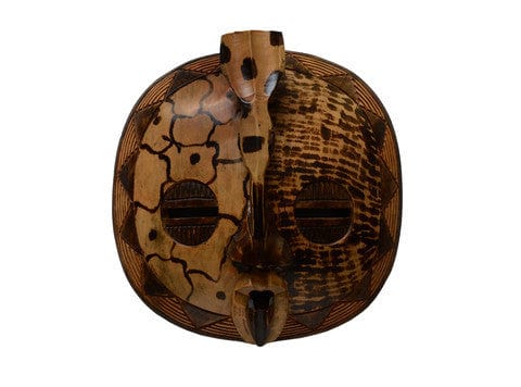 African Round Bird Mask