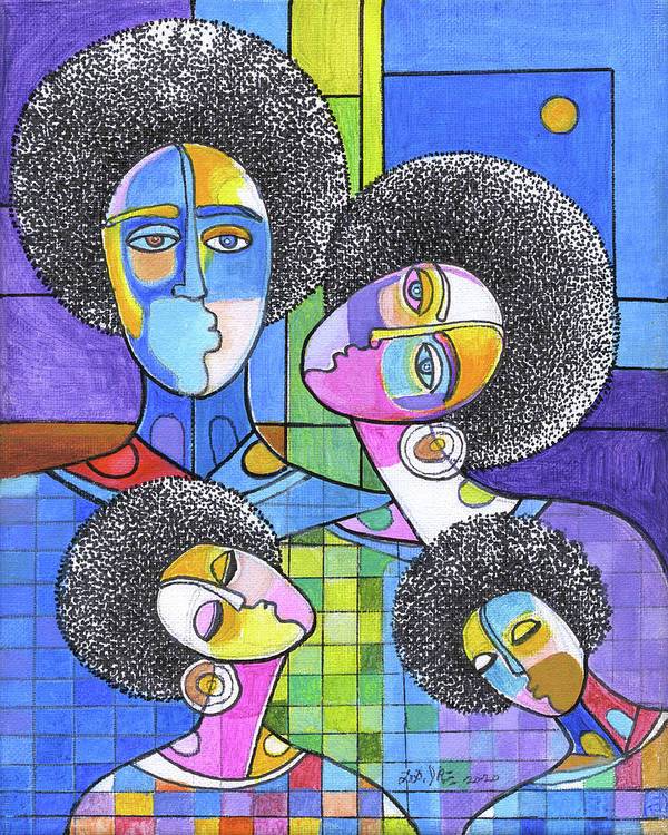 Afro Abstract by D.D. Ike