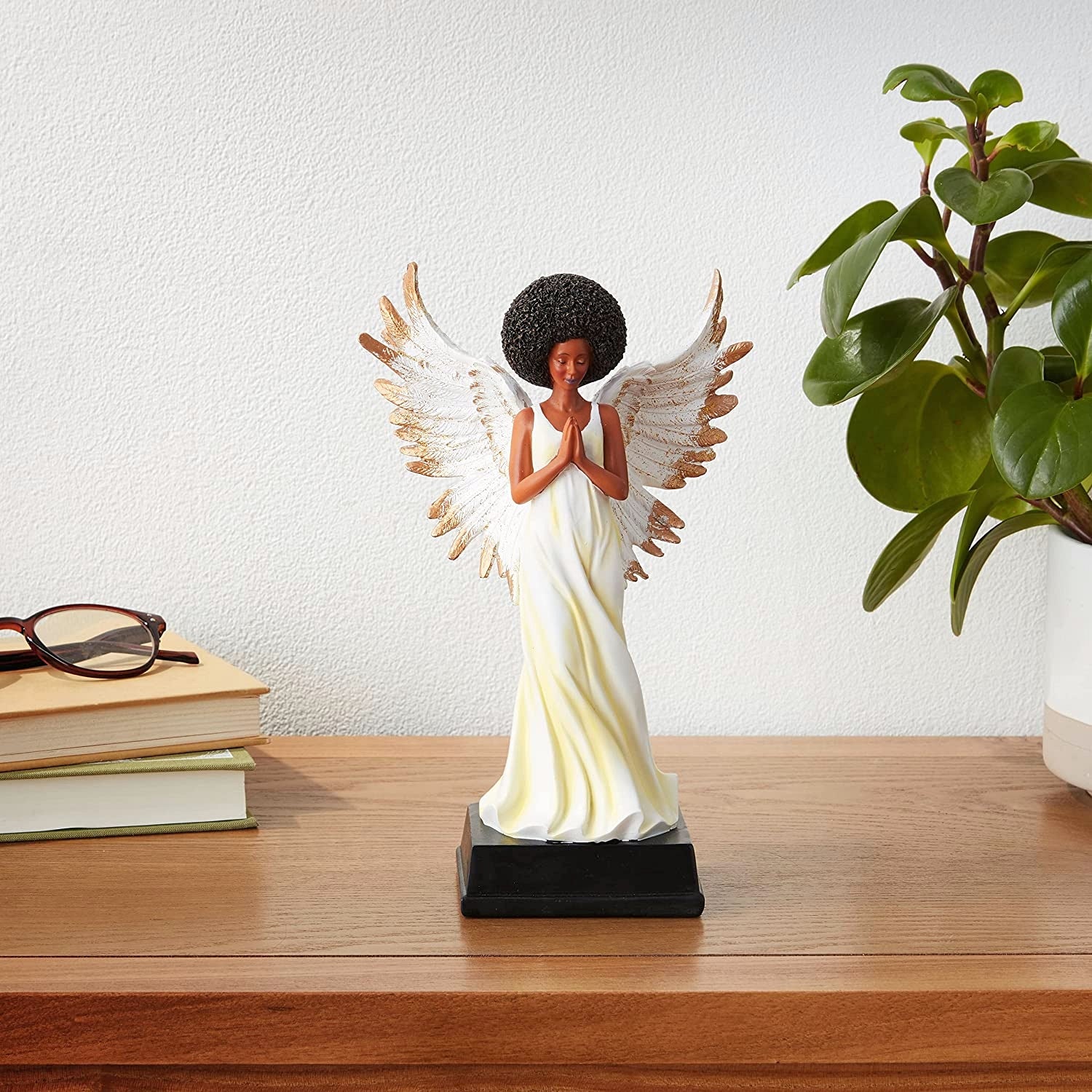6 of 6: Afro Angel: African American Angelic Figurine