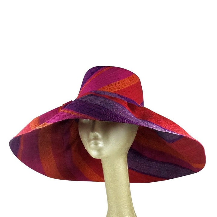 Akua: Hand Woven Multicolred Madagascar Raffia Hat