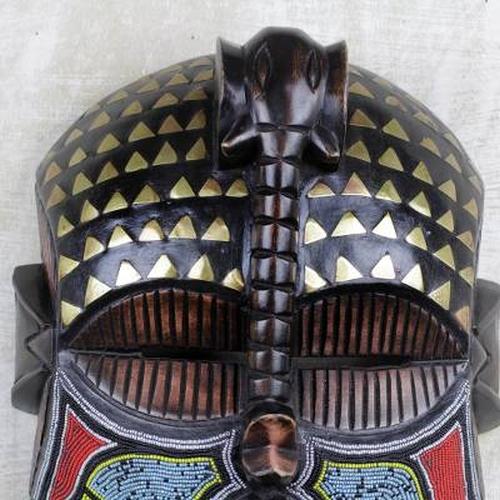 Akyiglinyi Elephant Mask by Awudu Saaed: Authentic African Mask