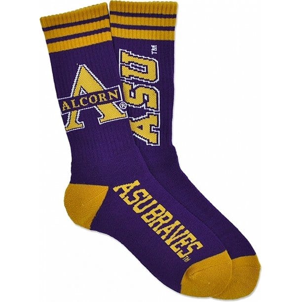 Alcorn State University Braves Knitted Socks by Big Boy Headgear