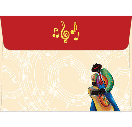 All That Jazz: African American Christmas Card Envelope