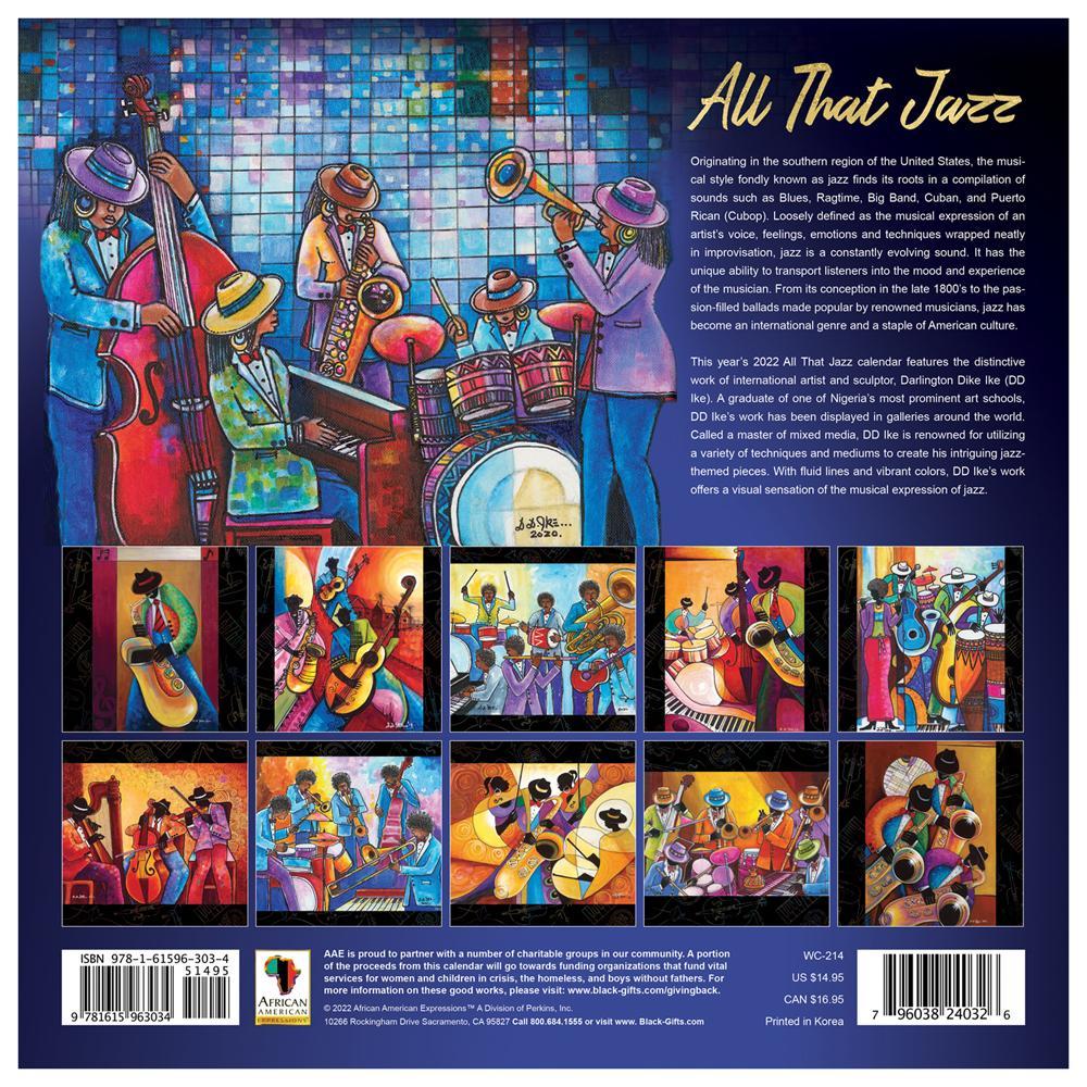 All That Jazz by D.D. Ike: 2022 African American Calendar