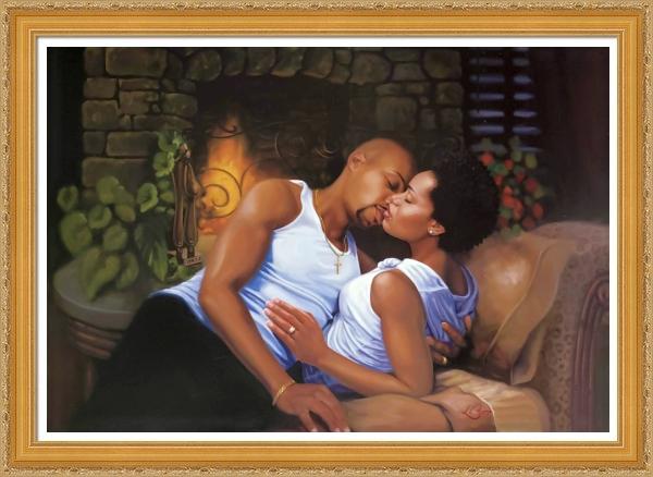 Always and Forever by Henry Battle (Gold Frame)