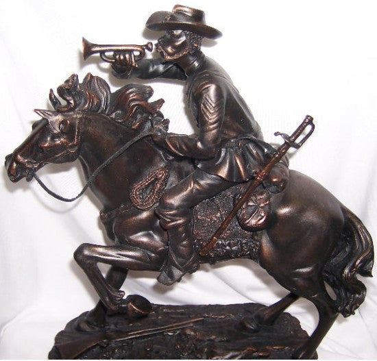 Buffalo Soldier with Bugle (Bronzetone) by the American Heritage Collection